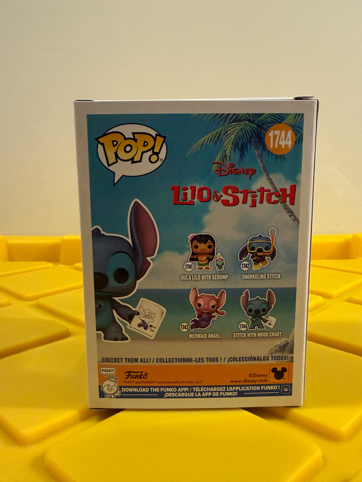 Funko POP! Stitch with Mood Chart