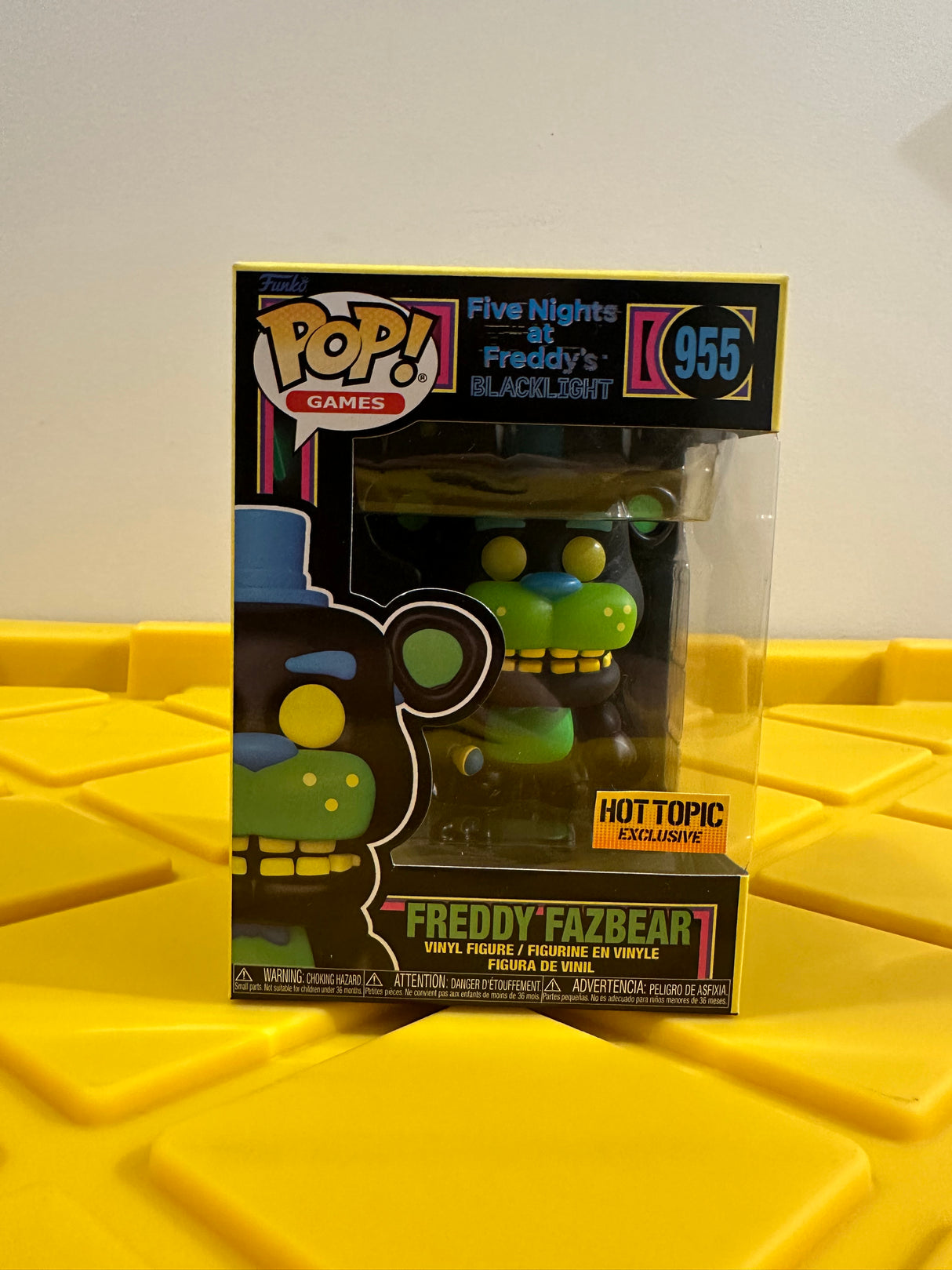 Funko POP! Freddy Fazbear (Black Light) - Limited Edition Hot Topic Exclusive