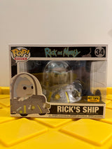 Funko POP! Rick's Ship (Rides) - Limited Edition Hot Topic Exclusive