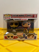 Funko POP! Captain Marvel vs Chun-Li (2-Pack) - Limited Edition Hot Topic Exclusive