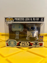 Funko POP! Princess Leia & R2-D2 (2-Pack) - Limited Edition 2017 SDCC Exclusive