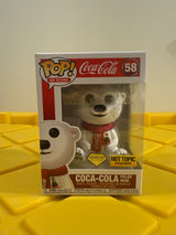 Funko POP! Coca-Cola Polar Bear (Diamond) - Limited Edition Hot Topic Exclusive