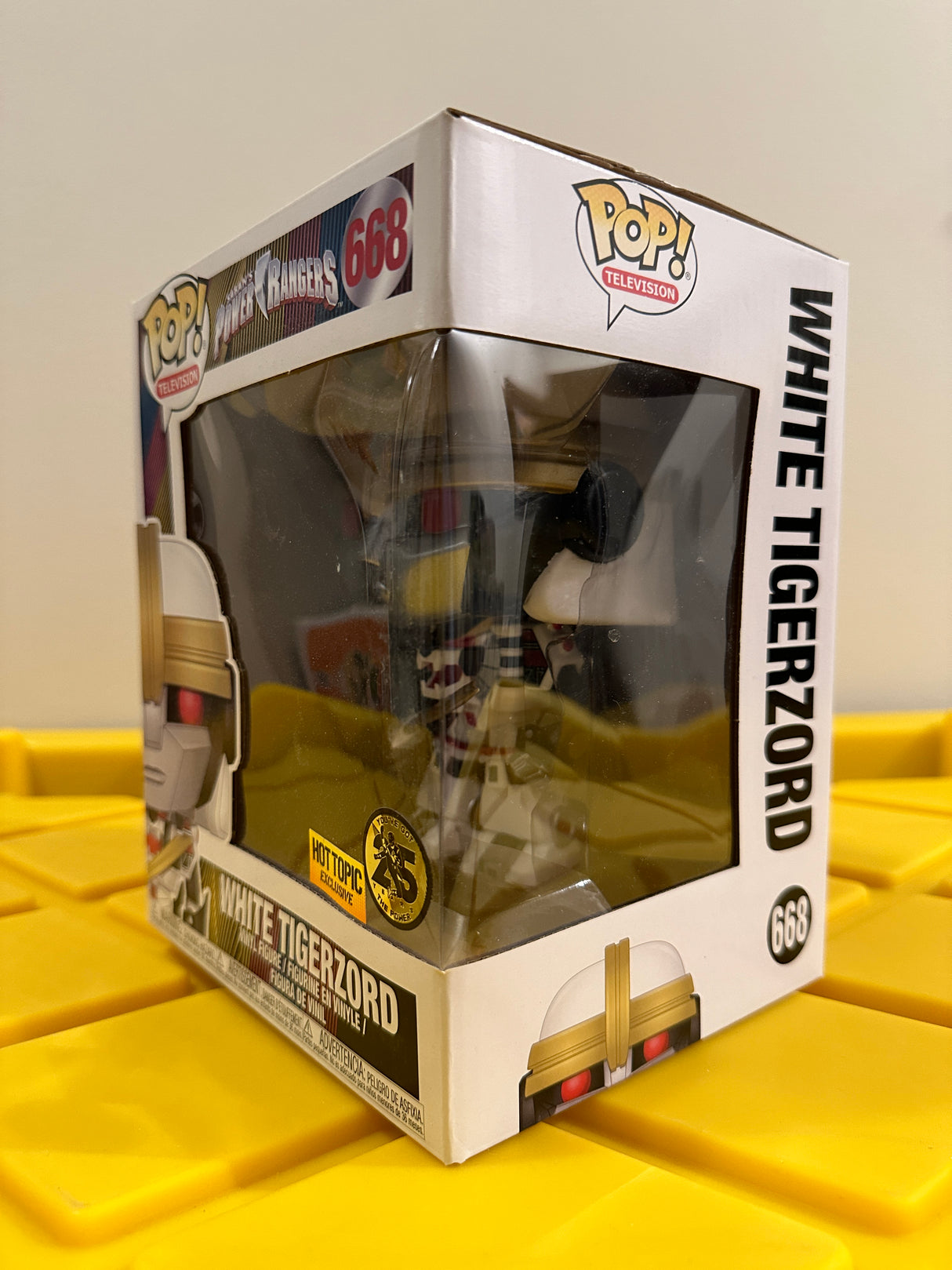 Funko POP! 6" White Tigerzord - Limited Edition Hot Topic Exclusive