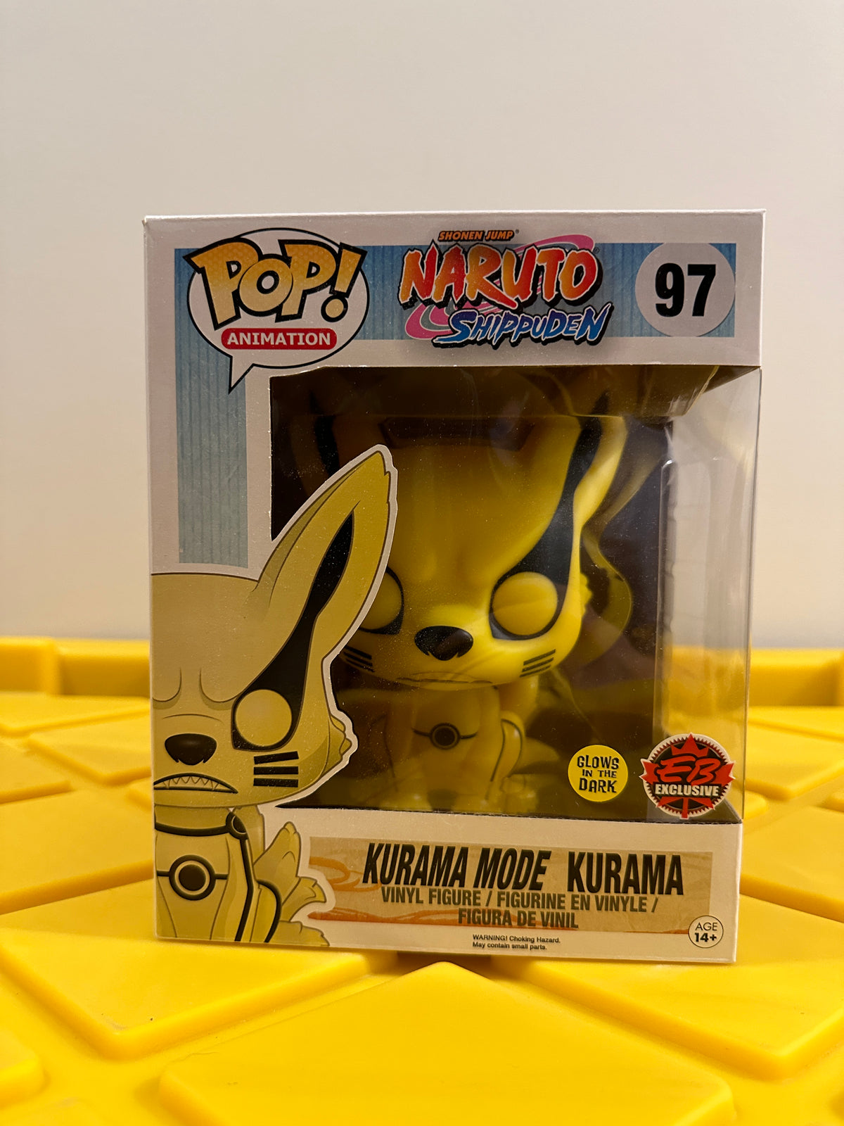 Funko POP! 6" Kurama Mode Kurama (Glow) - Limited Edition EB Games Exclusive