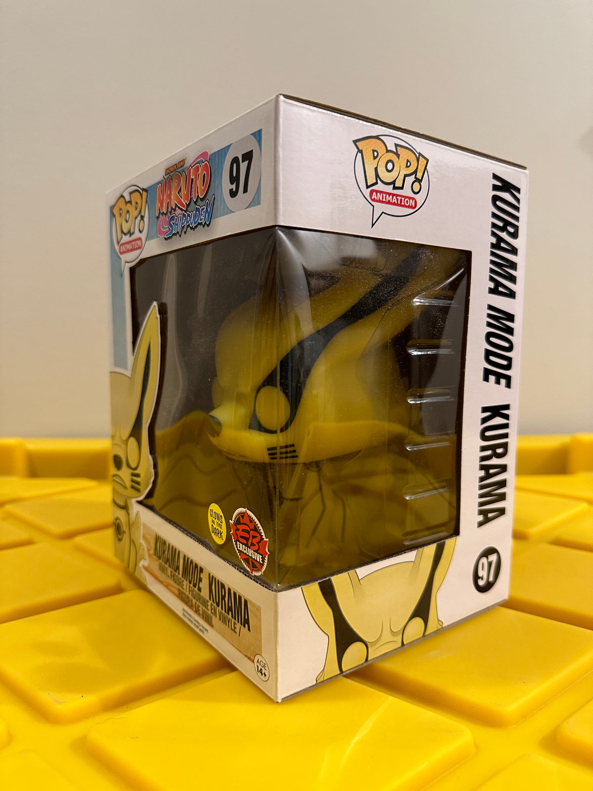 Funko POP! 6" Kurama Mode Kurama (Glow) - Limited Edition EB Games Exclusive