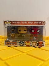 Funko POP! Captain America, Iron Man, Hawkeye & Spider-Man (4-Pack)