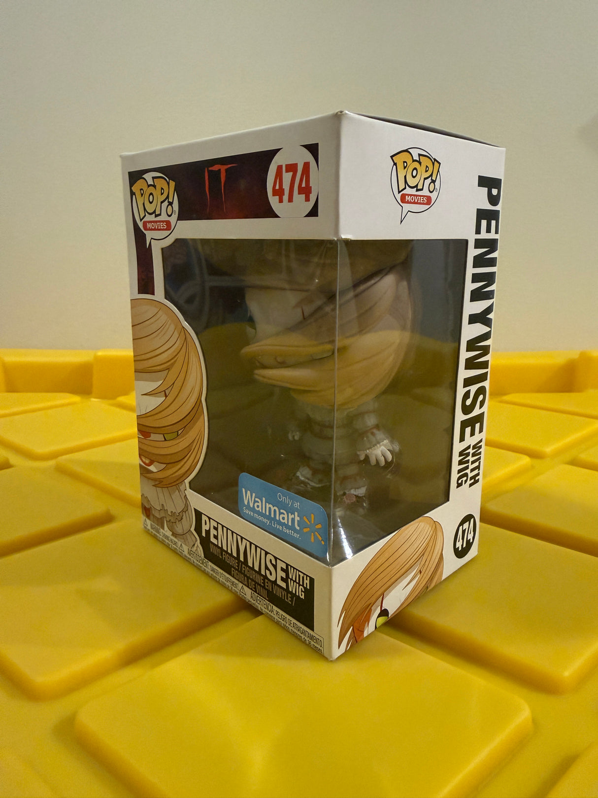 Funko POP! Pennywise with Wig (Blue Eyes) - Limited Edition Walmart Exclusive