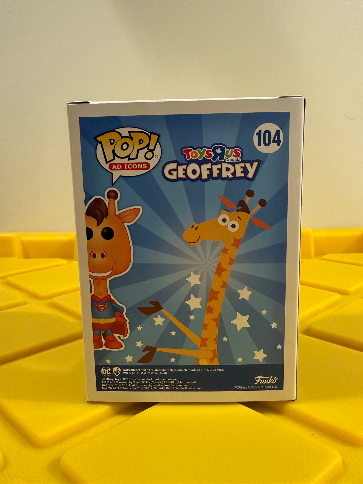 Funko POP! Geoffrey as Superman - Limited Edition Toys R Us Exclusive