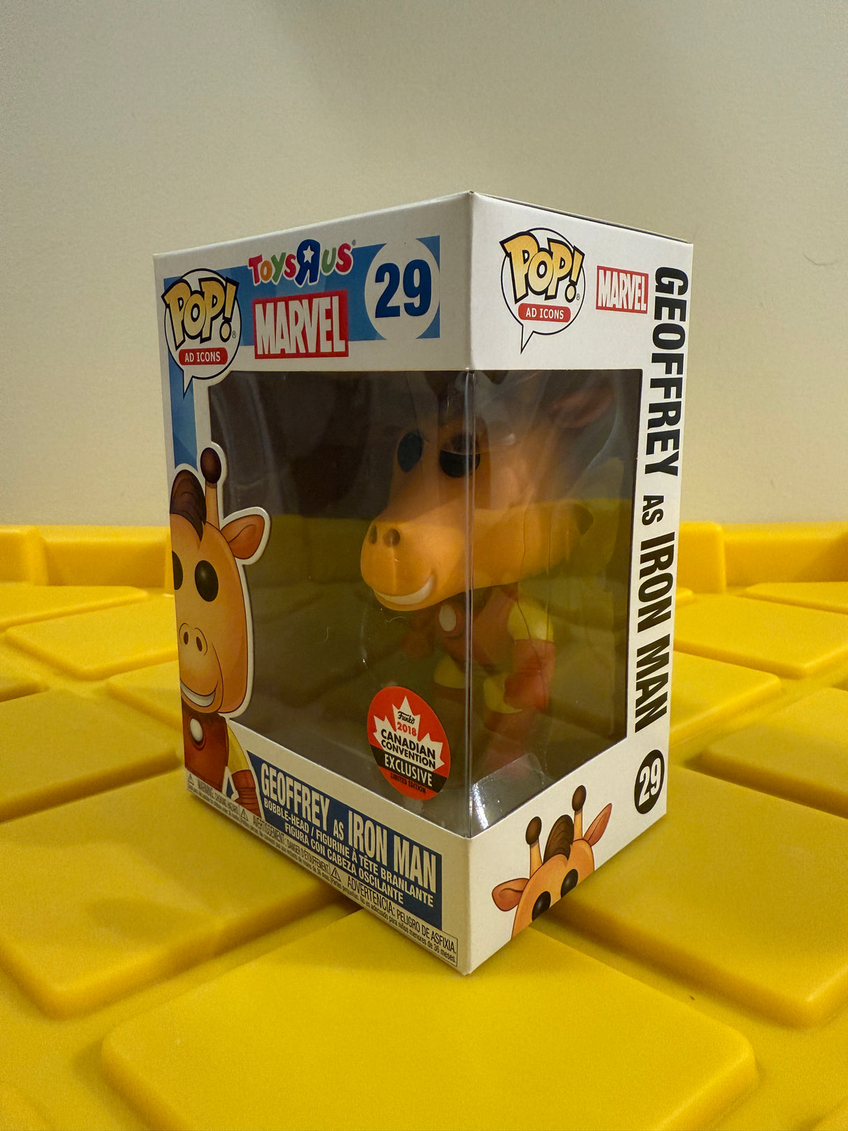 Funko POP! Geoffrey as Iron Man - Limited Edition 2018 Canadian Convention Exclusive