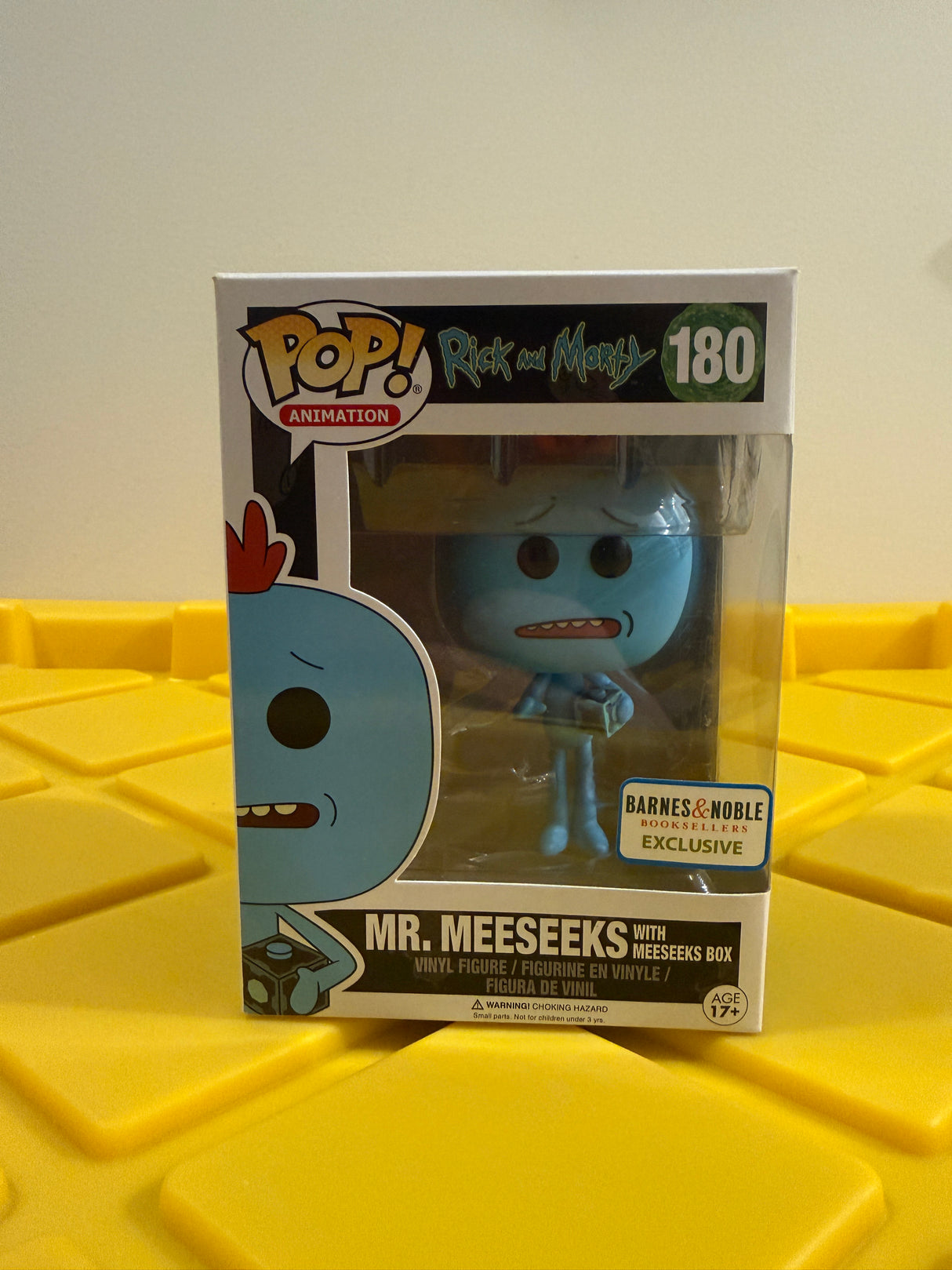 Funko POP! Mr. Meeseeks with Meeseeks Box - Limited Edition Barnes & Nobels Exclusive