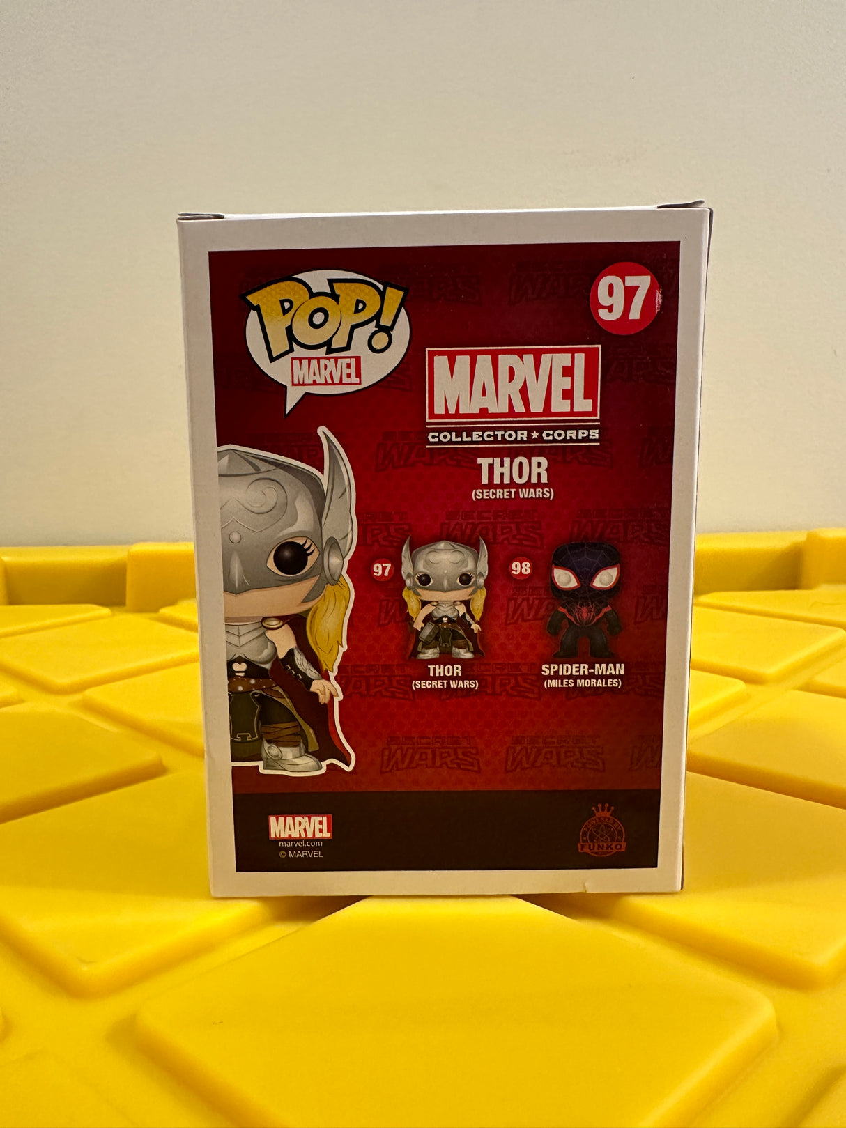 Funko POP! Thor (Secret Wars) - Limited Edition Marvel Collector Corps Exclusive