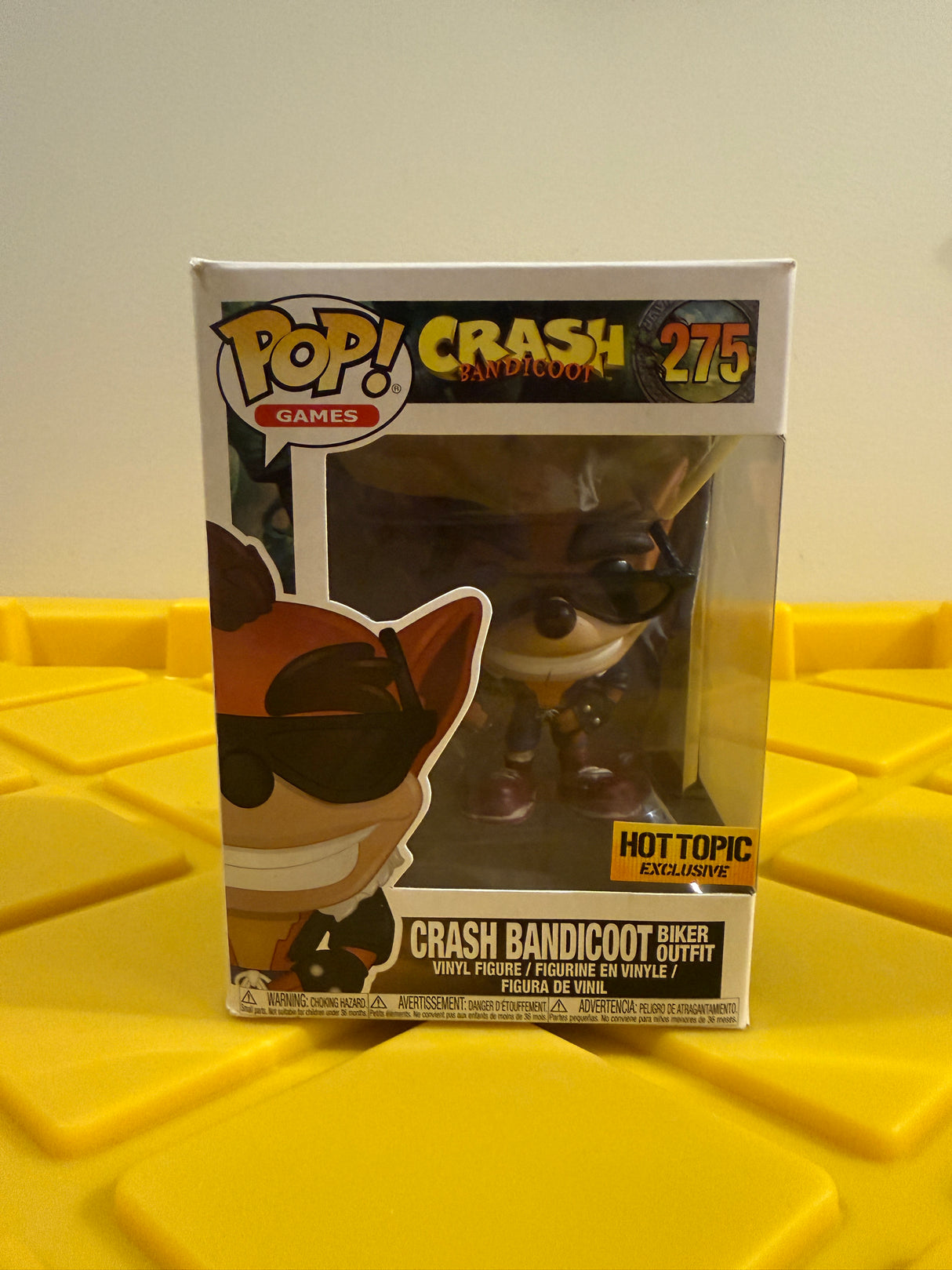 Funko POP! Crash Bandicoot Biker Outfit - Limited Edition Hot Topic Exclusive