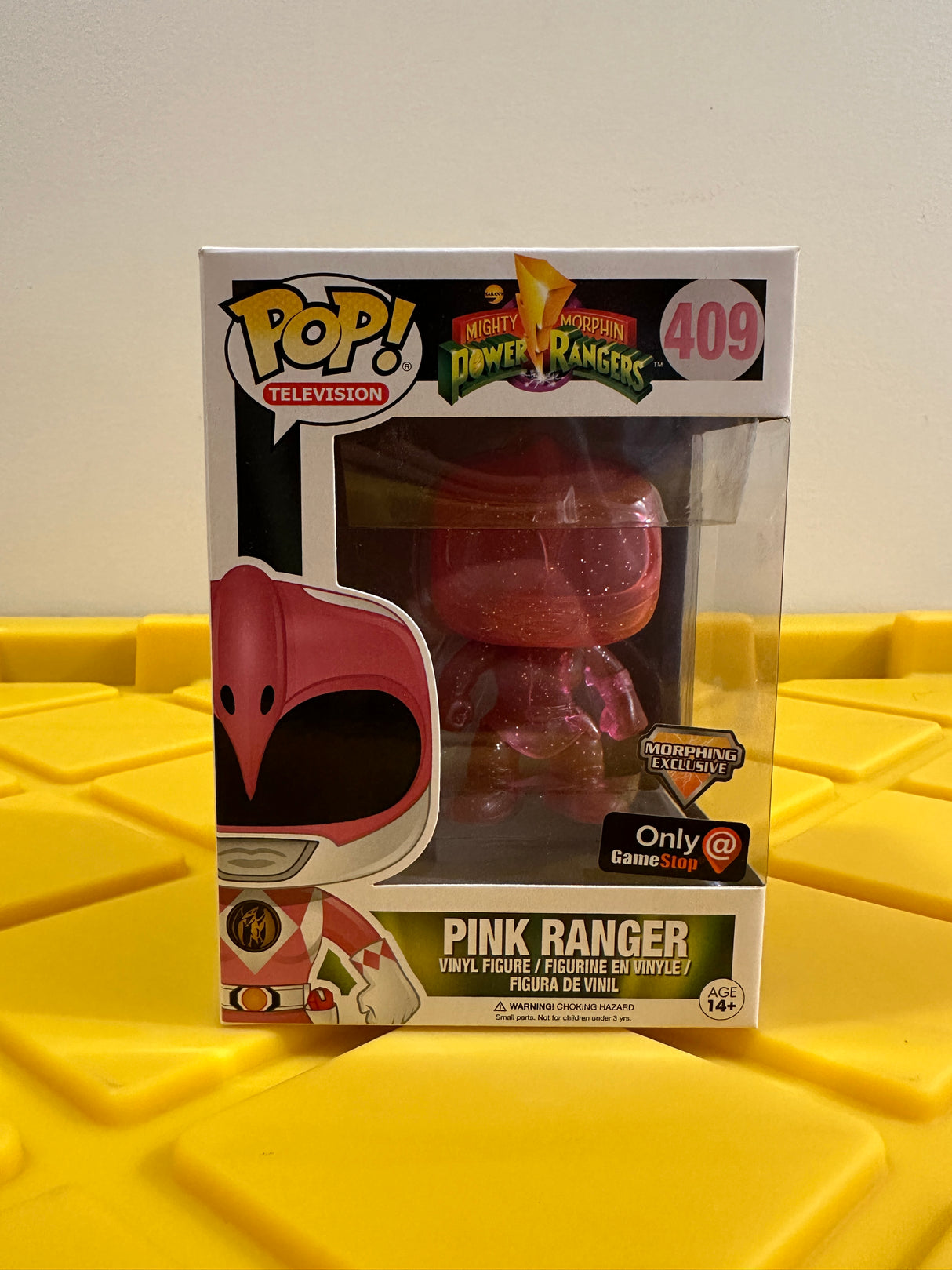 Funko POP! Pink Ranger (Glitter) - Limited Edition Game Stop Exclusive