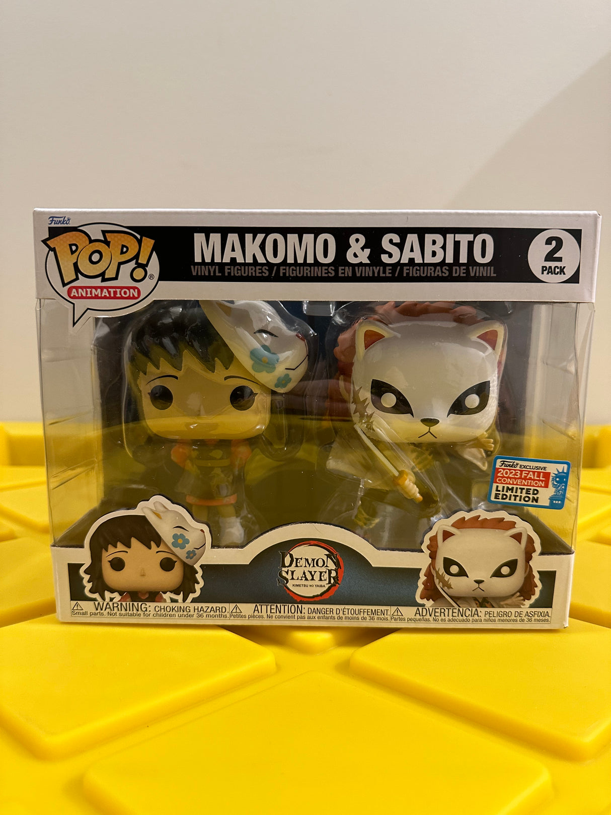 Funko POP! Makomo & Sabito (2-Pack) - Limited Edition 2023 NYCC Exclusive
