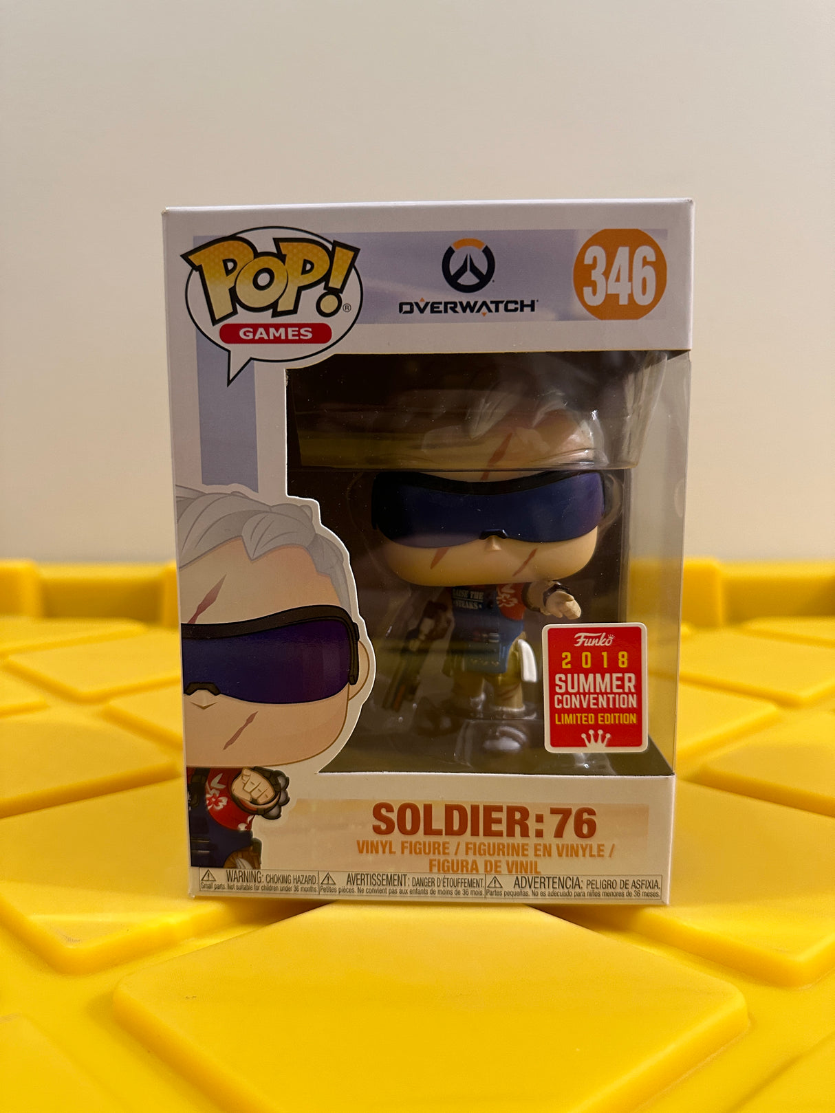 Funko POP! Soldier:76 - Limited Edition 2018 SDCC Exclusive