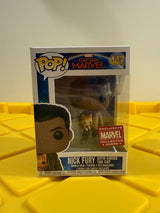Funko POP! Nick Fury with Goose the Cat - Limited Edition Marvel Collector Corps Exclusive