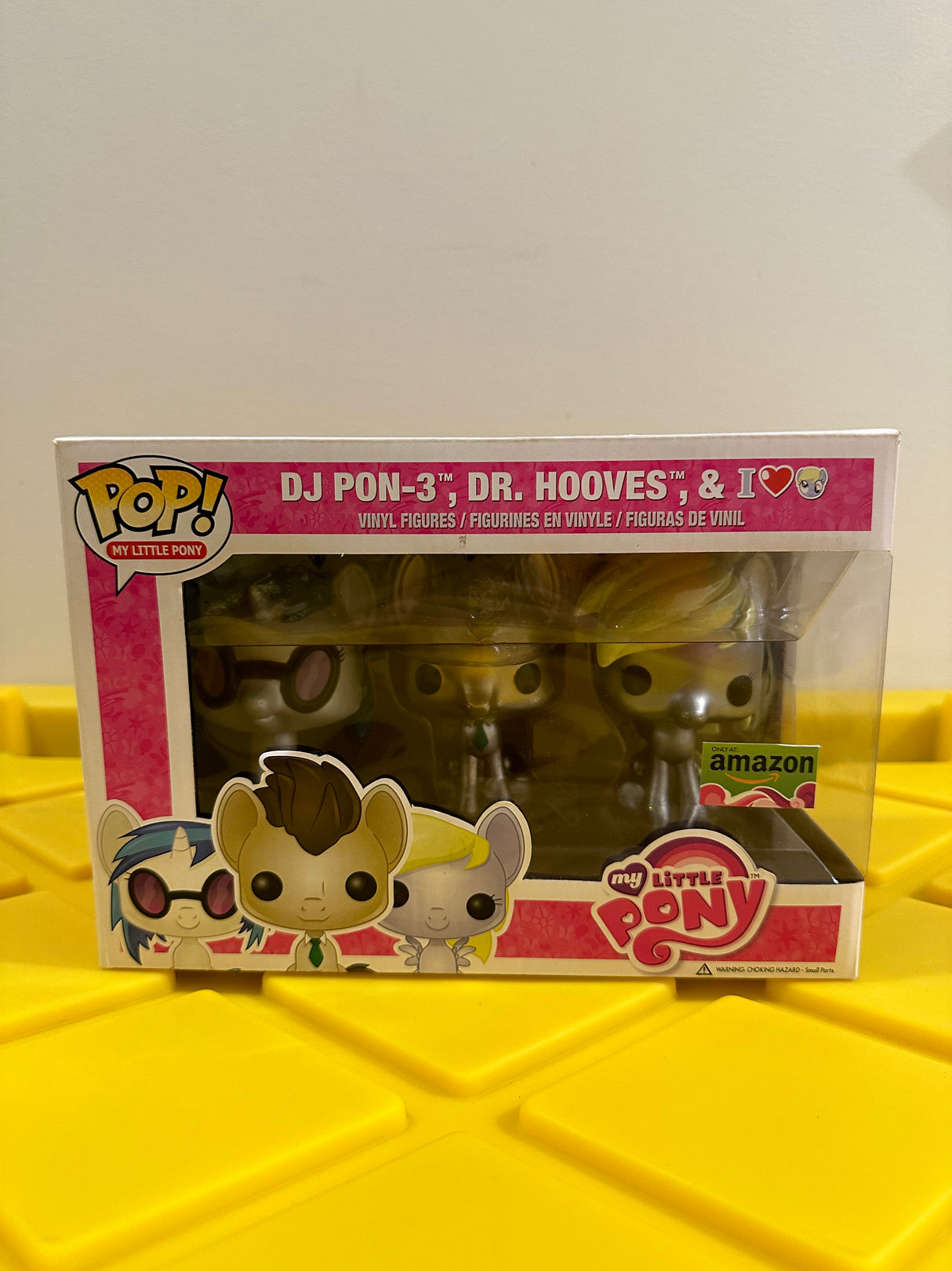 Funko POP! DJ Pon-3, Dr. Hooves & Derpy (Metallic) (3-Pack) - Limited Edition Amazon Exclusive