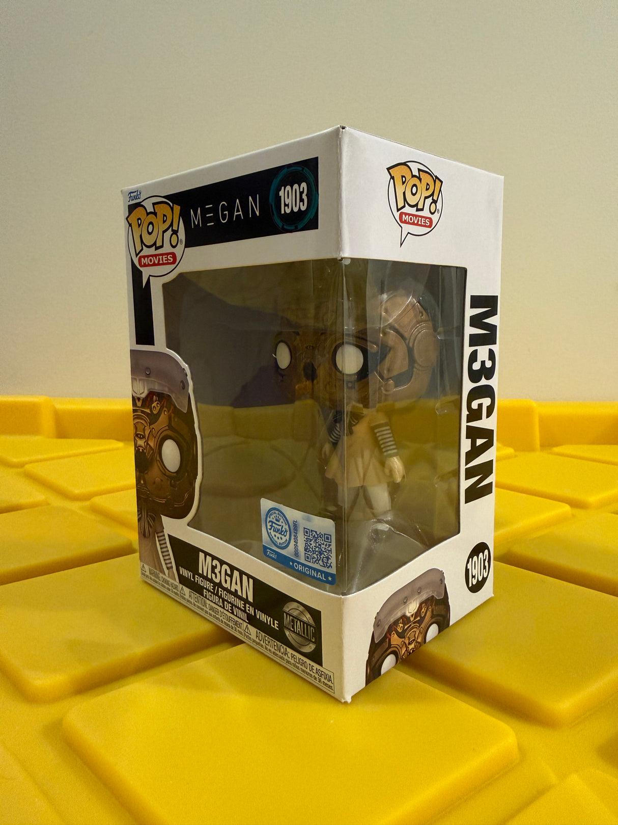 Funko POP! M3GAN (Metallic) - Limited Edition Entertainment Earth Exclusive