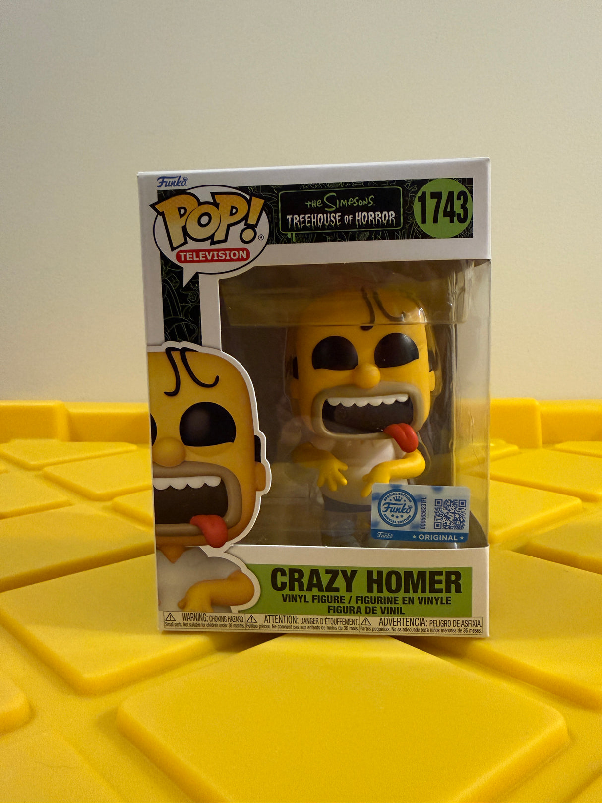 Funko POP! Crazy Homer - Limited Edition Specialty Series Exclusive