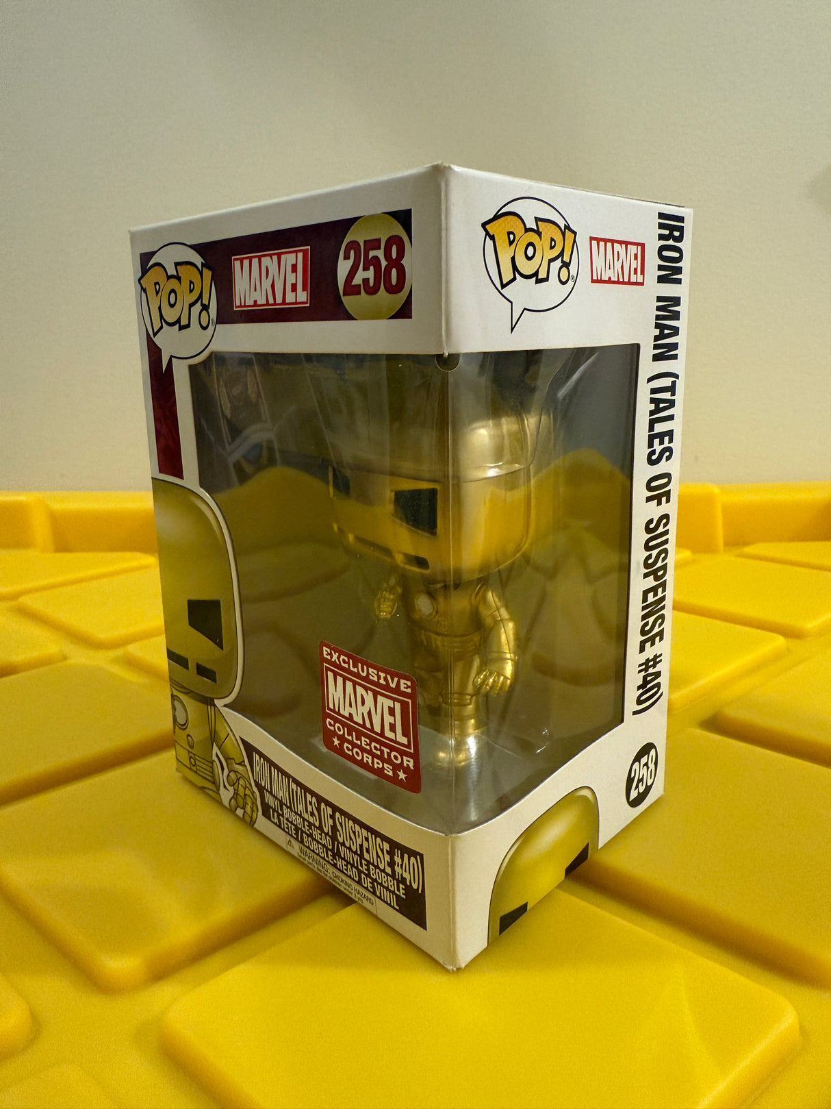 Funko POP! Iron Man (Tales of Suspense #40) - Limited Edition Marvel Collector Corps Exclusive