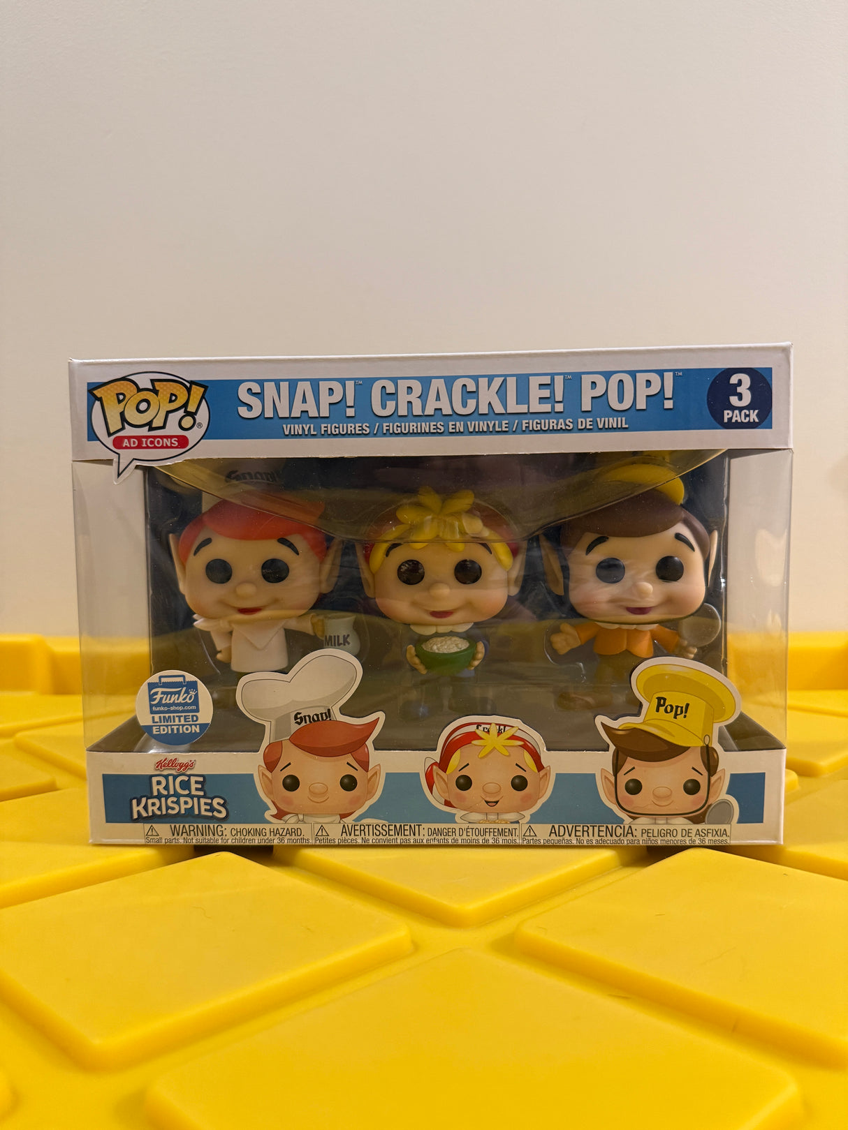 Funko POP! Snap! Crackle! Pop! (3-Pack) - Limited Edition Funko Shop Exclusive