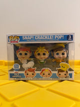 Funko POP! Snap! Crackle! Pop! (3-Pack) - Limited Edition Funko Shop Exclusive