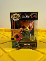 Funko POP! Rocket (Black Light) - Limited Edition Special Edition Exclusive
