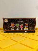 Funko POP! Star-Lord, Gamora, Groot & Rocket Raccoon (Black Light) (4-Pack) - Limited Edition Special Edition Exclusive