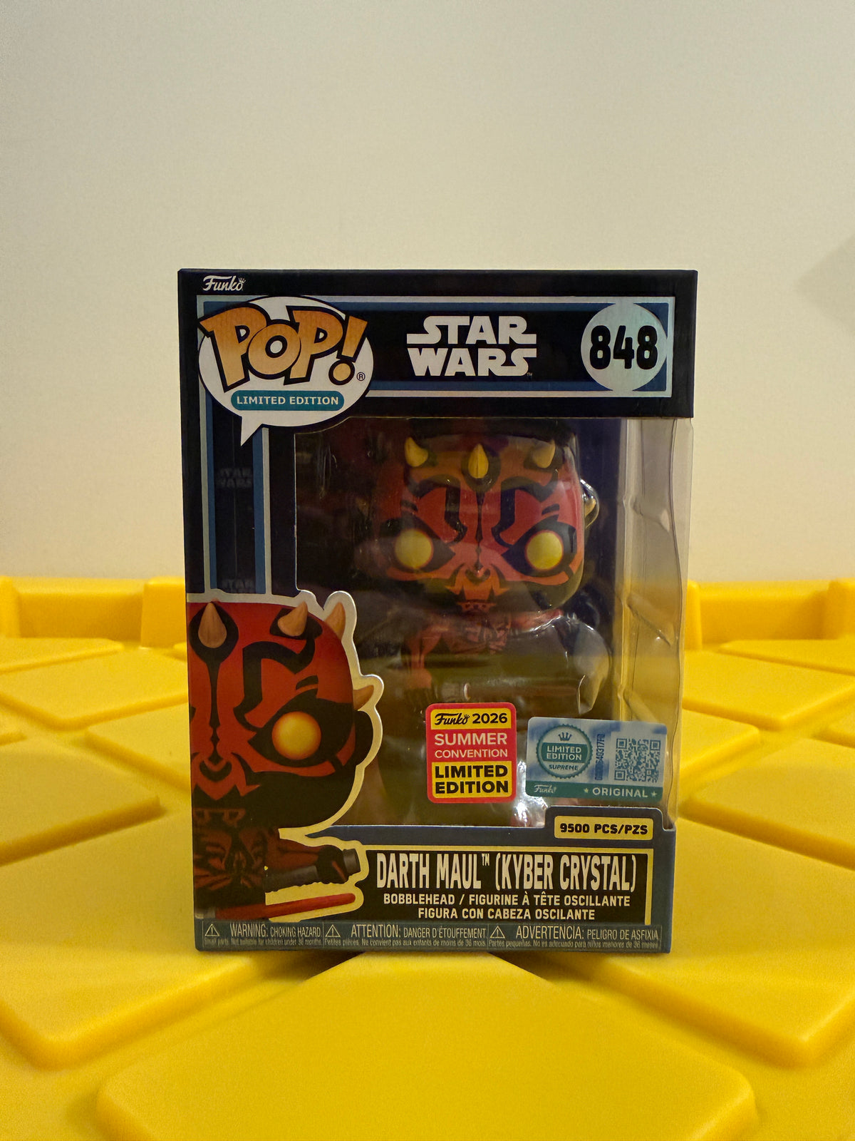 Funko POP! Darth Maul (Kyber Crystal) (L.E. 9500) - Limited Edition Supreme - Limited Edition 2026 SDCC Summer Convention Exclusive