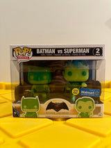 Funko POP! Batman vs Superman (Glow) (2-Pack) - Limited Edition Walmart Exclusive