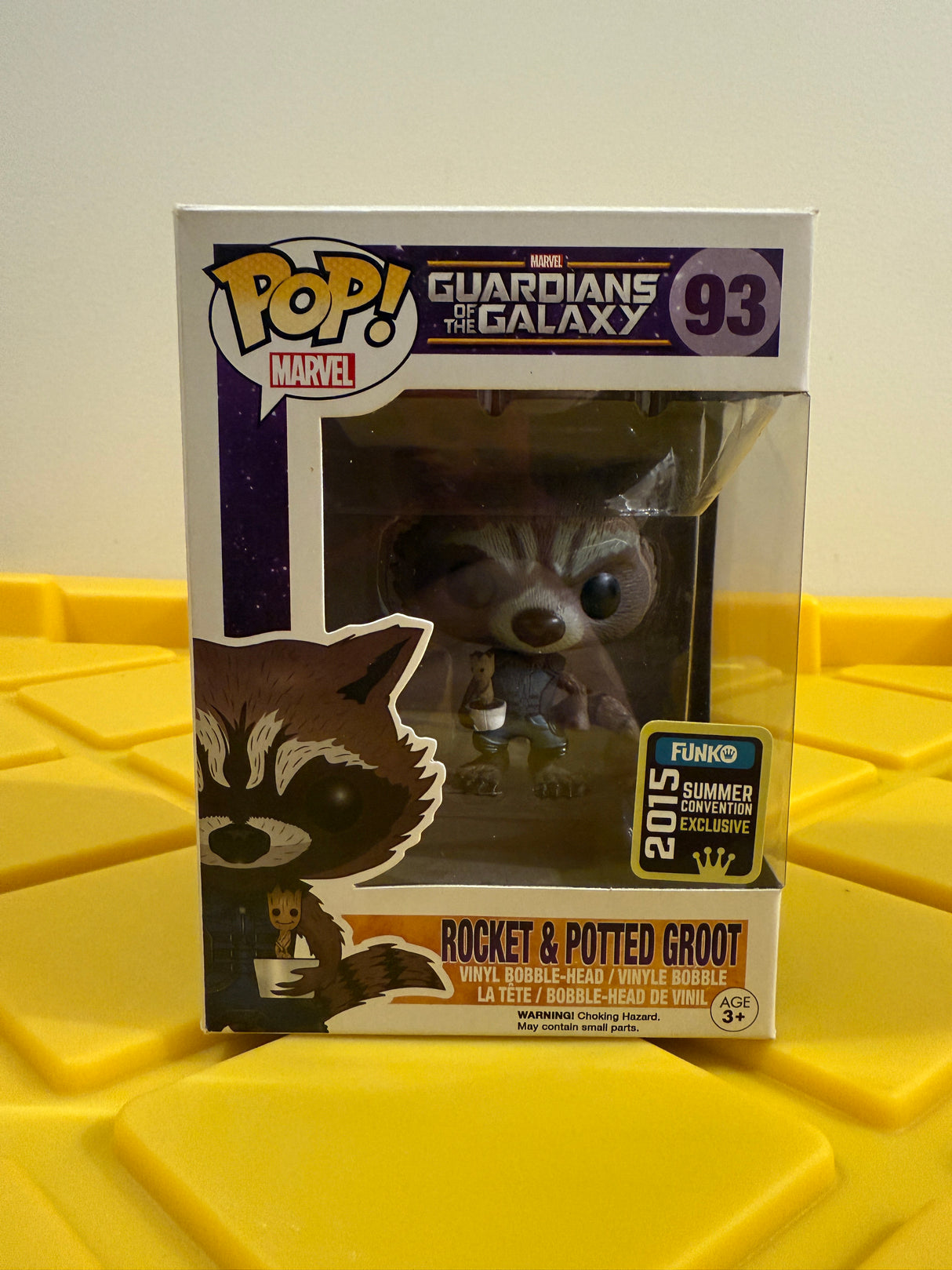 Funko POP! Rocket & Potted Groot - Limited Edition 2015 SDCC Exclusive