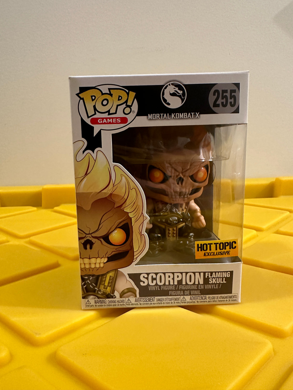 Scorpion Flaming Skull - Limited Edition Hot Topic Exclusive