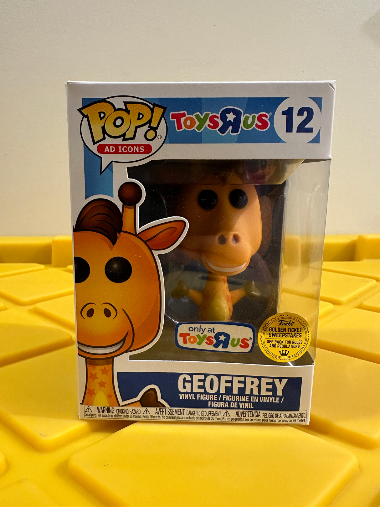 Funko POP! Geoffrey (Golden Ticket) - Limited Edition Toys R Us Exclusive