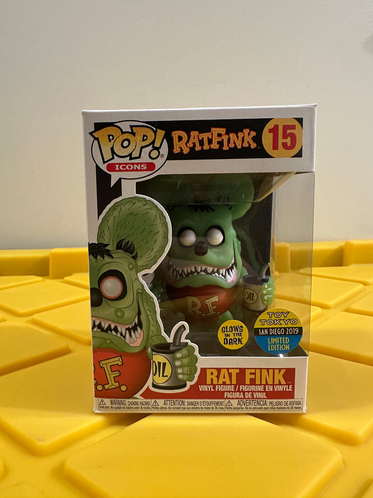 Funko POP! Rat Fink (Glow) - Limited Edition 2019 SDCC Exclusive