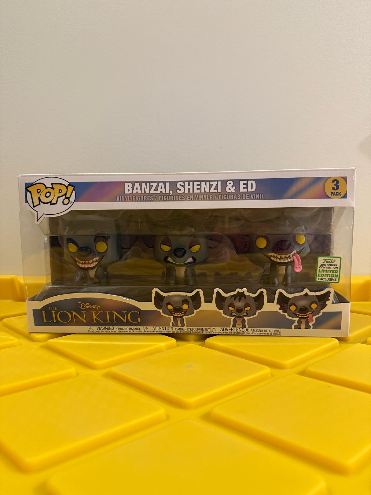 Funko POP! Banzai, Shenzi & Ed (3-Pack) - Limited Edition 2019 ECCC Exclusive