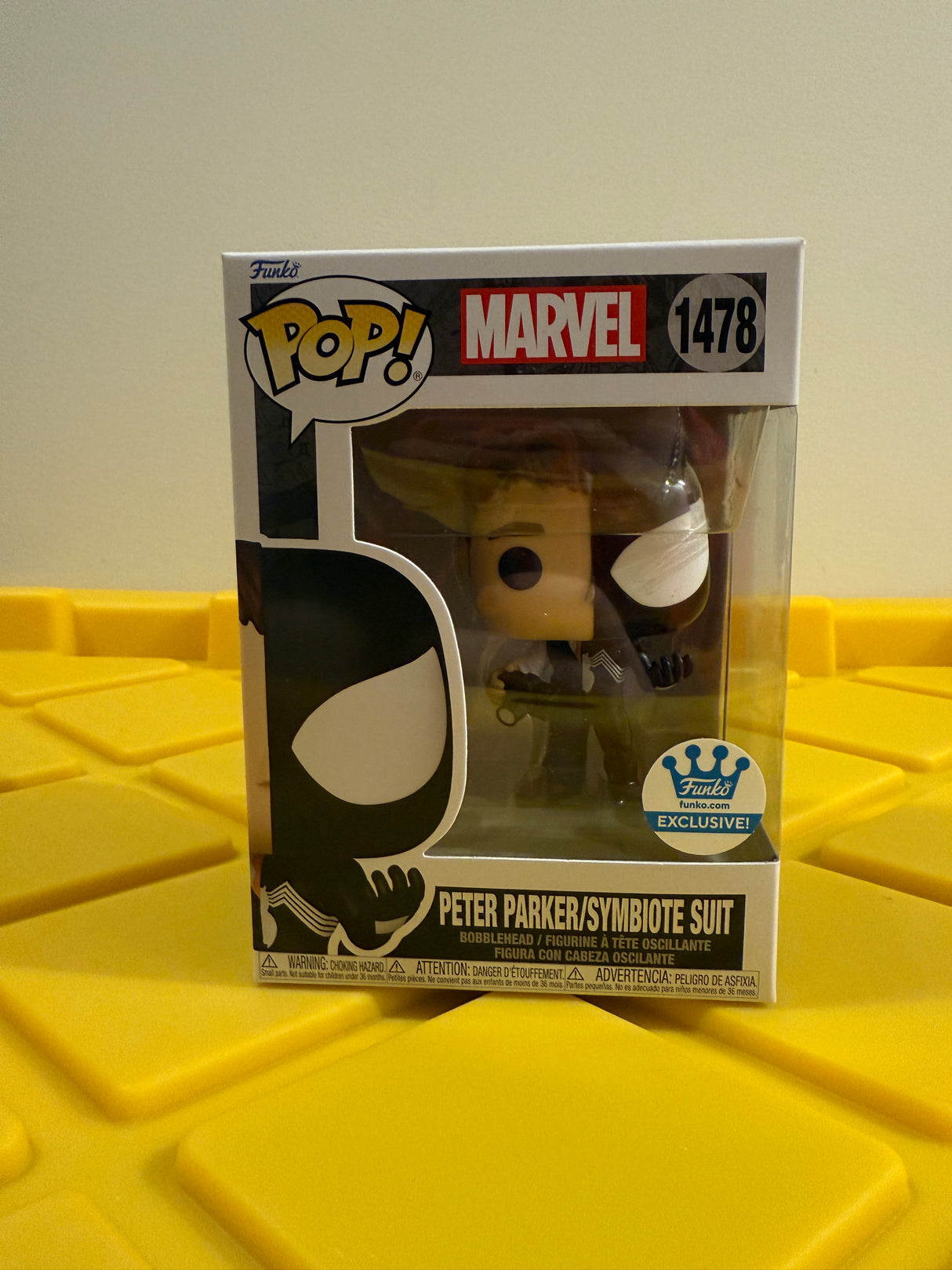 Funko POP! Peter Parker/Symbiotic Suit - Limited Edition Funko Shop Exclusive