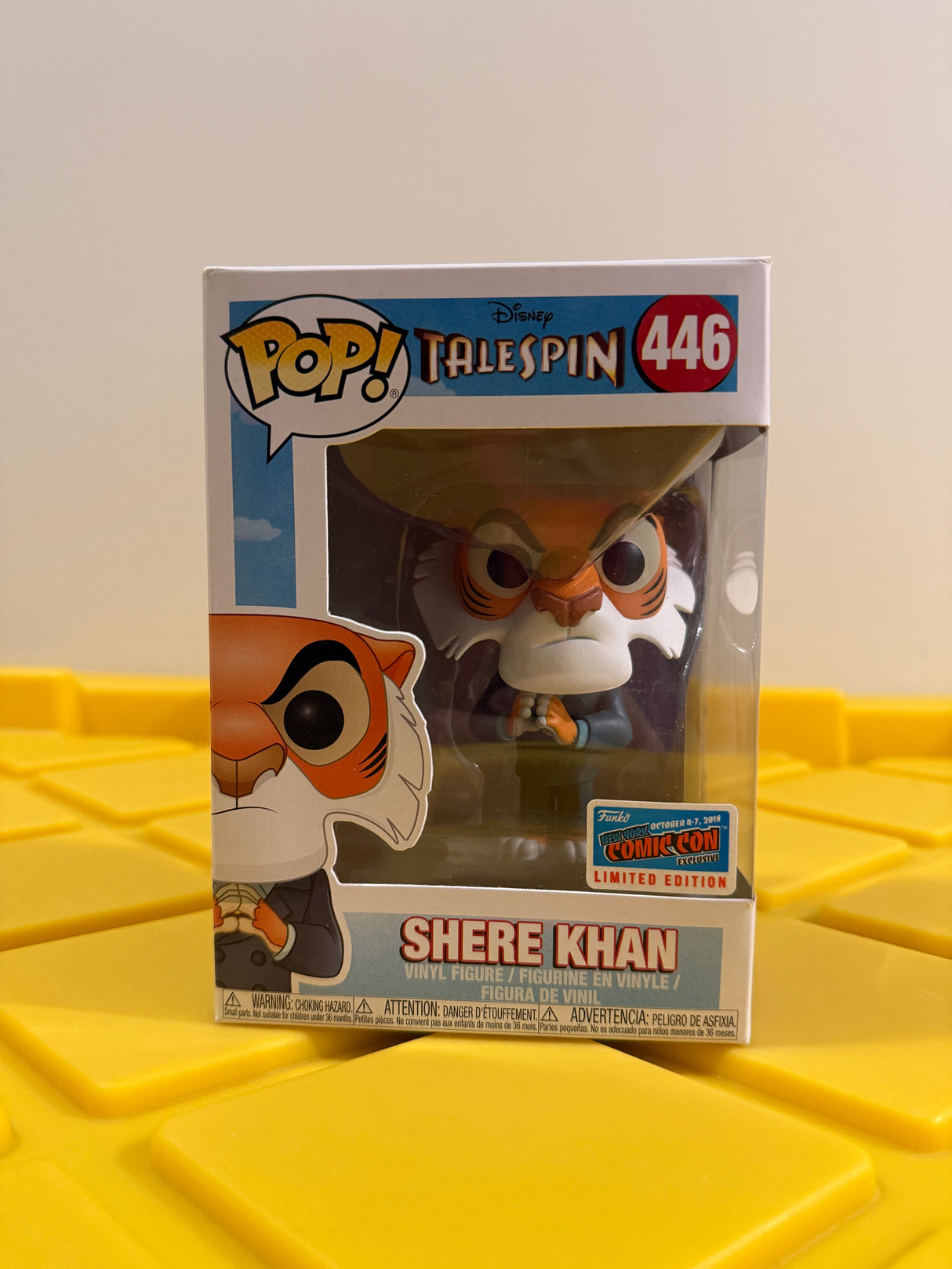 Funko POP! Shere Khan - Limited Edition 2018 NYCC Exclusive (Official Sticker)