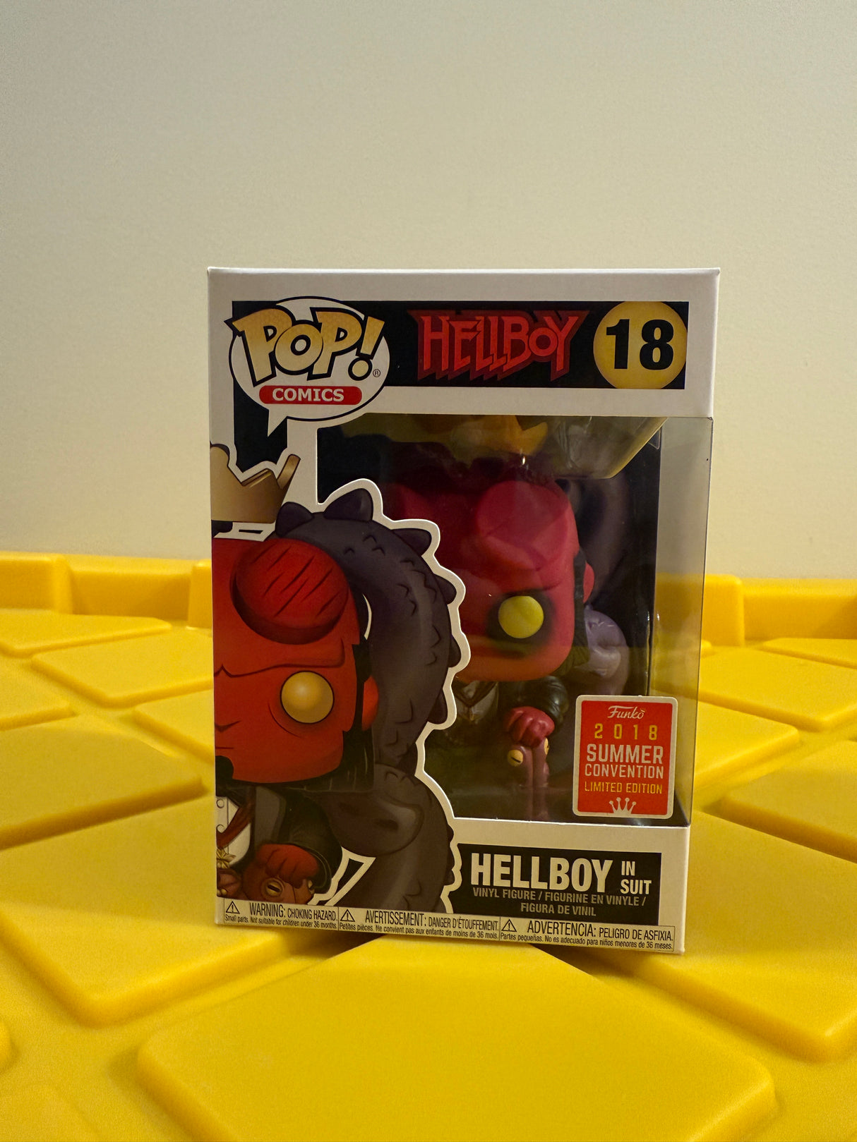 Funko POP! Hellboy in Suit - Limited Edition 2018 SDCC Exclusive
