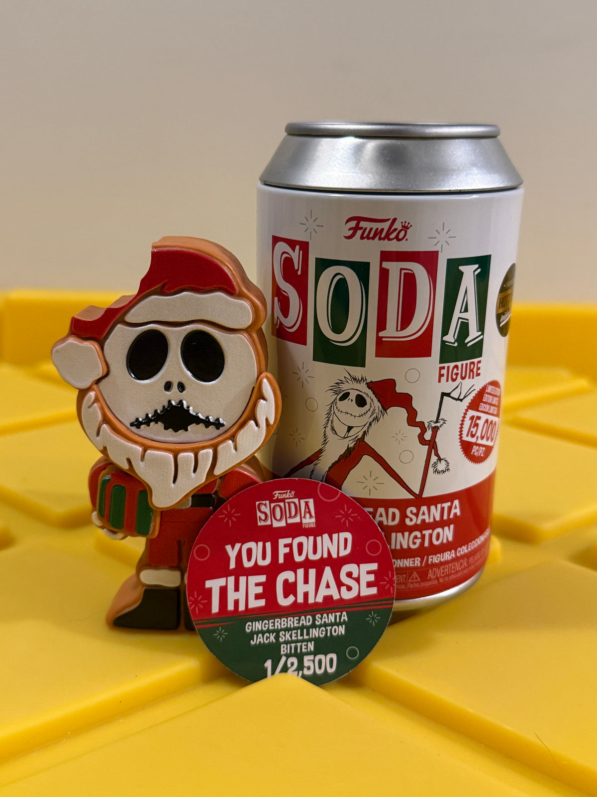 Funko Soda! Gingerbread Santa Jack Skellington - Limited Edition Chase - Limited Edition Hot Topic Exclusive