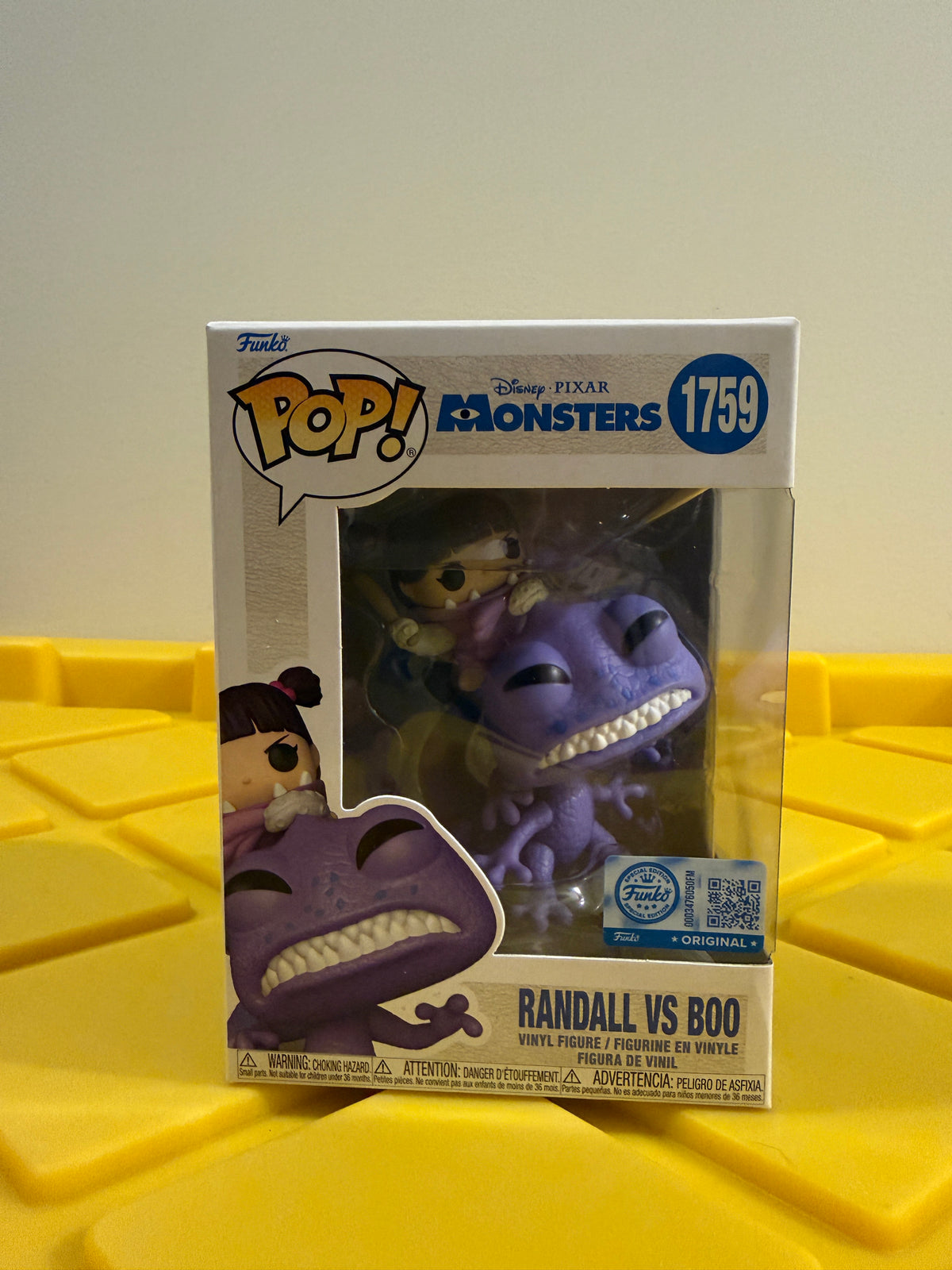 Funko POP! Randall vs Boo - Limited Edition Specialty Series Exclusive