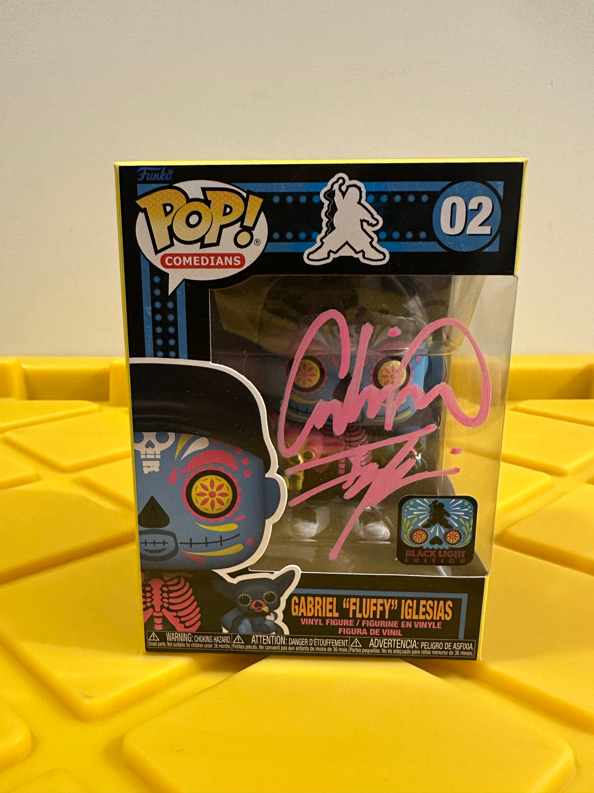 Funko POP! Gabriel "Fluffy" Iglesias (Black Light) (Signed)
