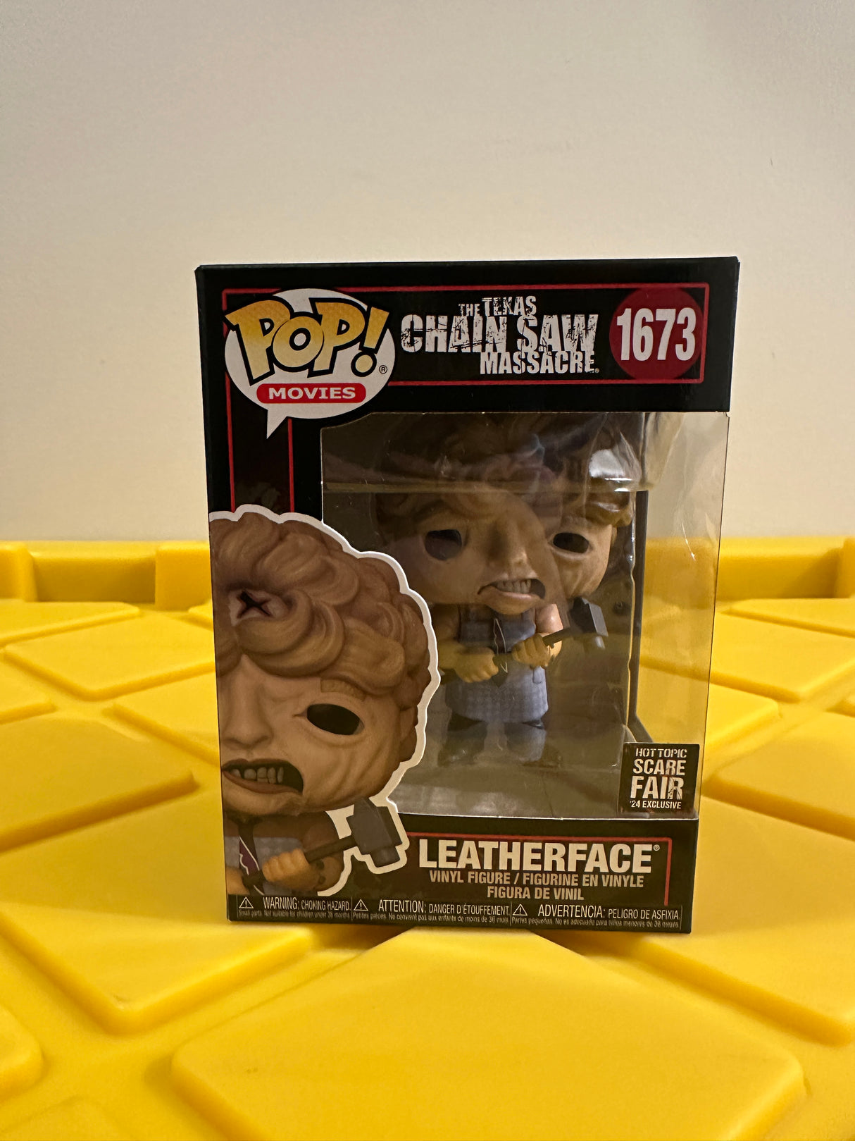 Funko POP! Leatherface - Limited Edition Hot Topic 2024 Scare Fair Exclusive