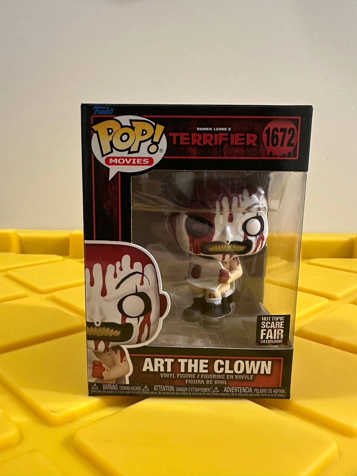 Funko POP! Art the Clown - Limited Edition Hot Topic 2024 Scare Fair Exclusive
