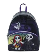 Jack & Sally Doll Loungefly Backpack