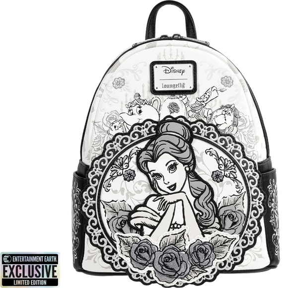 Loungefly Belle Sketch Backpack - Limited Edition Entertainment Earth Exclusive