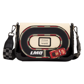 Loungefly Cars Lightning McQueen Racetrack Crossbody Bag
