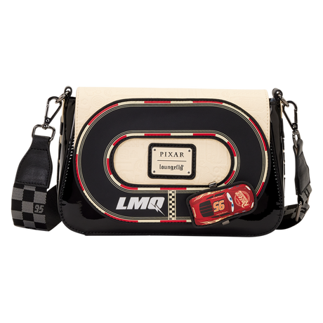 Loungefly Cars Lightning McQueen Racetrack Crossbody Bag