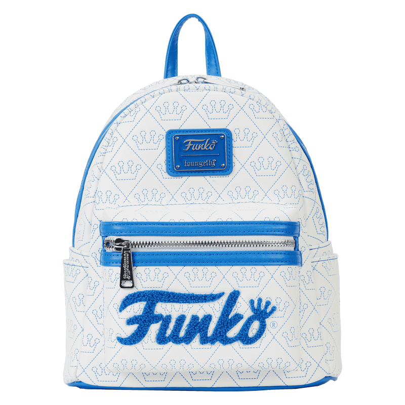 Loungefly Funko Logo White Mini Backpack
