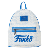 Loungefly Funko Logo White Mini Backpack