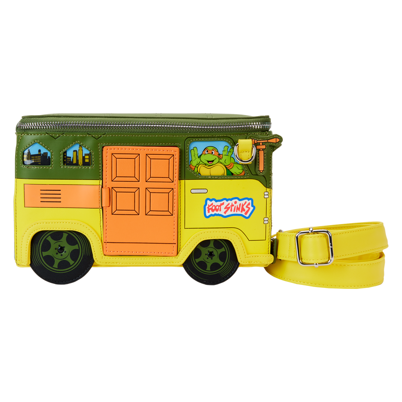 Loungefly Teenage Mutant Ninja Turtles 40th Anniversary Party Wagon Figural Crossbody Bag